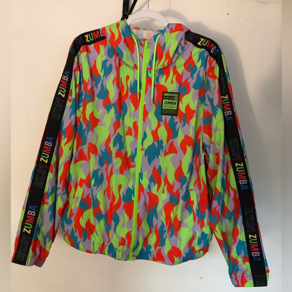 Authentic Zumba Lightweight Hoodie Jacket